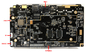 Viererkabel-Kern RK3568 bettete Decodierungsfahrer Integrated Board Systemplatine-Androids ein